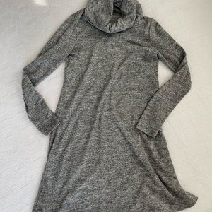 Gray Cowl Neck dress